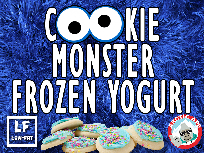 FROZENYOGURTcookiemonsterSANANTONIO Arctic Ape Frozen Yogurt